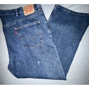 Levi 505 Men's Size 50x30 Big Tall Regular Fit‎ Straight Leg Dark Wash